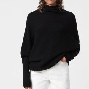 All Saints Ridley Sweater - Dark Grey Sz Sm